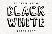 Black White, a Handwritten Font by Fourteen Letter (Thumbnail 1 of 7)