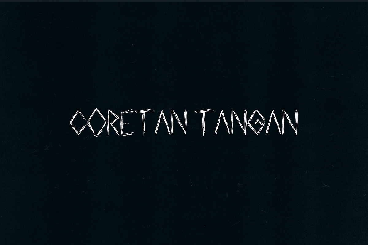 Coretan Tangan Hand drawFont, a Handwritten Font by Nickhard (Photo 1 of 6)