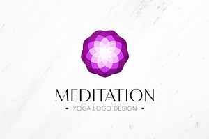 Water Lily Lotus Logo Bundle