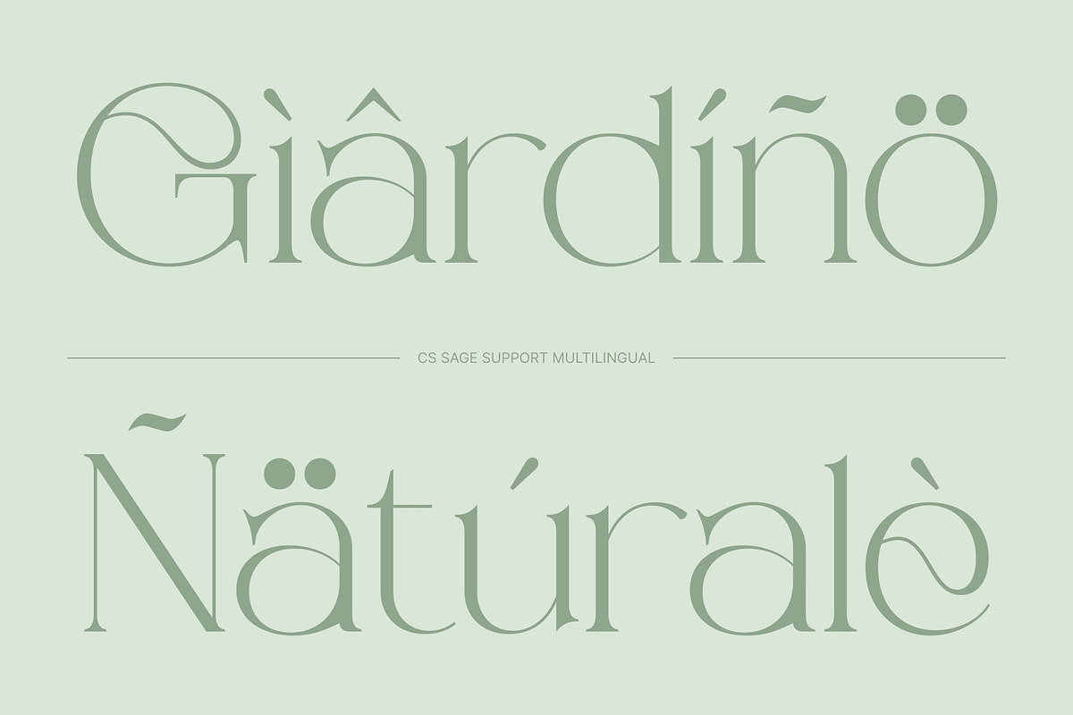 CS Sage – Art Nouveau Font, a Serif Font by Craft Supply Co. (Photo 7 of 8)