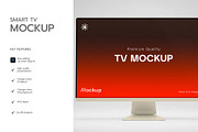 Smart TV Screen PSD Mockup, a Product Mockup by graphypix (Thumbnail 3 of 4)