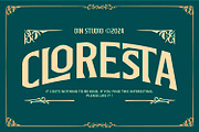 Cloresta, a Symbol Font by Vintage Division (Thumbnail 15 of 15)