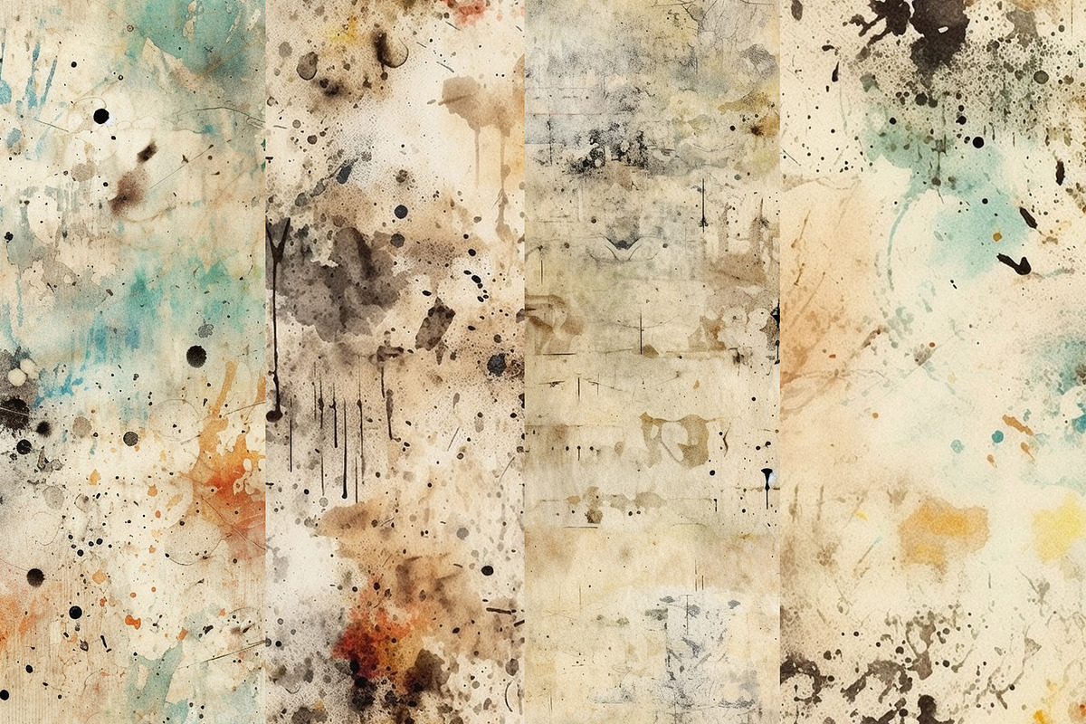 Grunge Digital Papers, a Pattern Graphic by BonaDesigns (Photo 3 of 4)