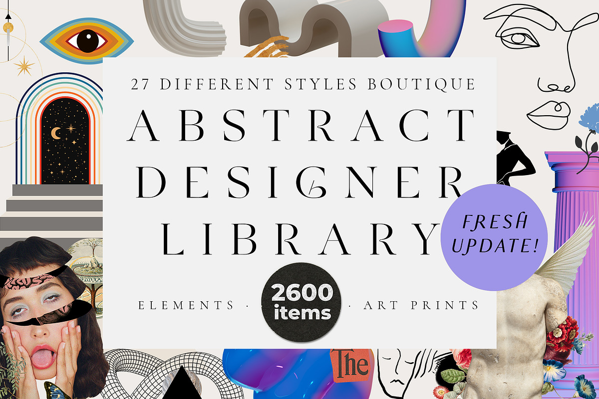 ABSTRACT DESIGN LIBRARY shapes, an Object Graphic by Lana Elanor (Photo 1 of 56)