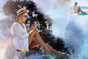 Personalized Watercolor Canvas, an Action Add-On by MRI STUDIO (Thumbnail 10 of 11)