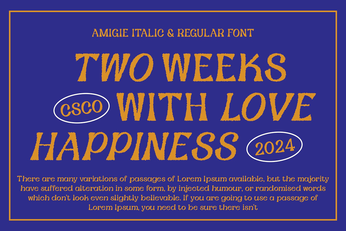Amigie Rough, a Sans Serif Font by Craft Supply Co. (Photo 3 of 8)
