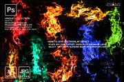 Fire Halloween Photoshop overlay, an Object Graphic by 2SUNS (Thumbnail 6 of 9)