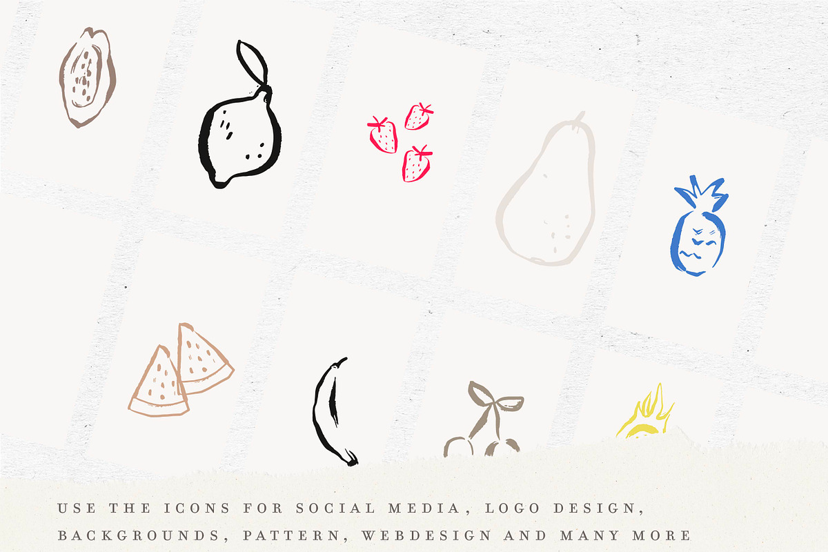 FRUITS / ILLUSTRATION PNG AND VECTOR, a Decorative Illustration by KruthDesign (Photo 3 of 3)