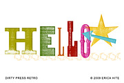 Dirty Press Retro Styles, a Layer Style Add-On by Erica Hite (Thumbnail 2 of 5)