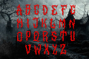 Anarcos Blackletter Metal Horror, a Blackletter Font by dansdesign (Thumbnail 3 of 7)