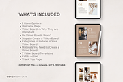 Vision Board eBook Template Canva, a Brochure Template by COACHTEMPLATE (Thumbnail 7 of 9)