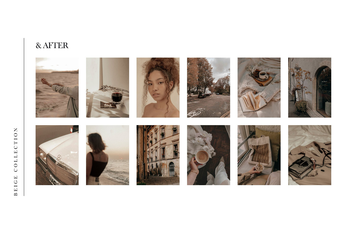 Beige LR Presets + Video Filters, a Preset Add-On by TheWayfarerShoppe (Photo 4 of 17)
