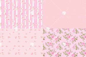 Shabby Chic Seamless Pattern W12