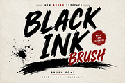 Black Ink Brush – Bold Brush Font, a Handwritten Font by Wow Magic (Thumbnail 1 of 4)