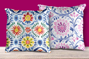 Colorful Mexican Talavera Patterns