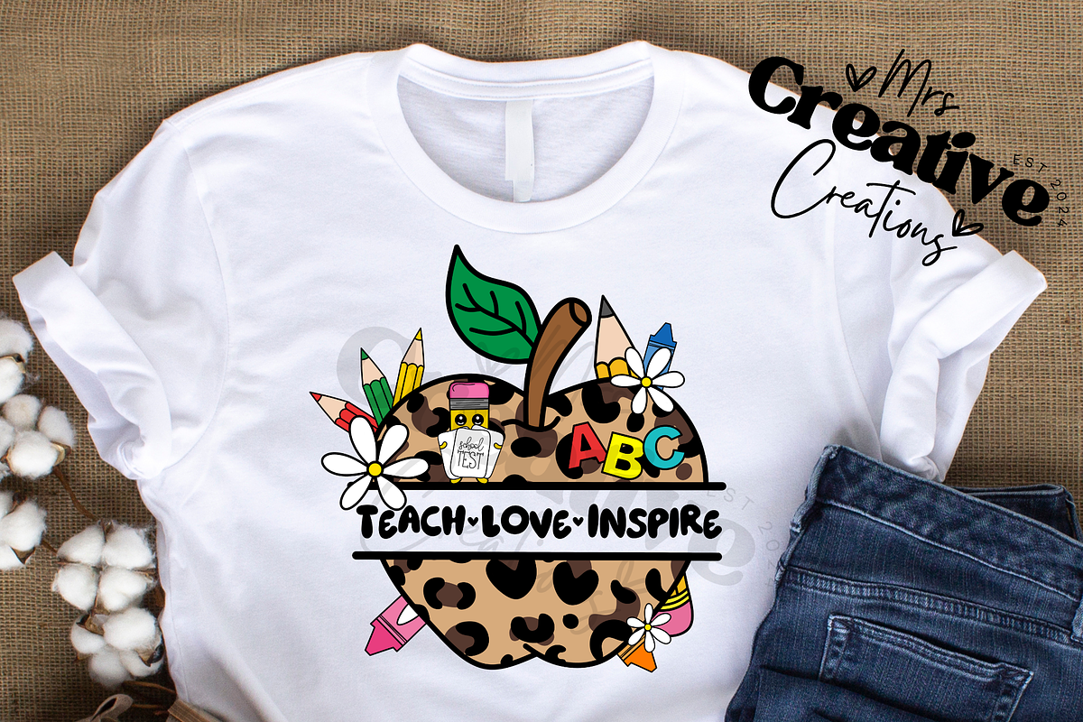 Leopard Print Apple Clipart, a Graphic by Mrs. Creative Creations (Photo 1 of 4)
