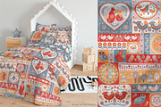 SCANDINAVIAN MOTIFS. Vector Set, an Animal Illustration by Irina Skaska (Thumbnail 2 of 13)