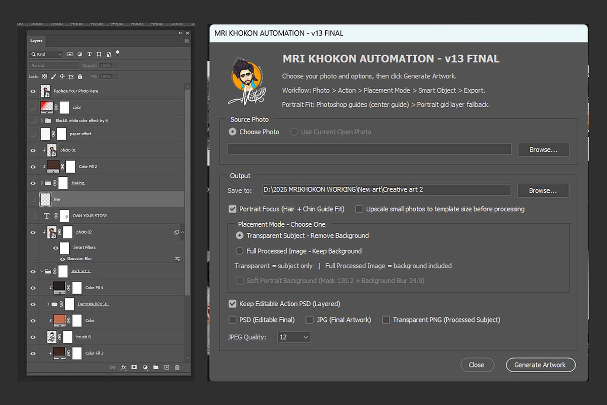 Photoshop Script Photo Effect, a Preset Add-On by MRI STUDIO (Photo 3 of 14)