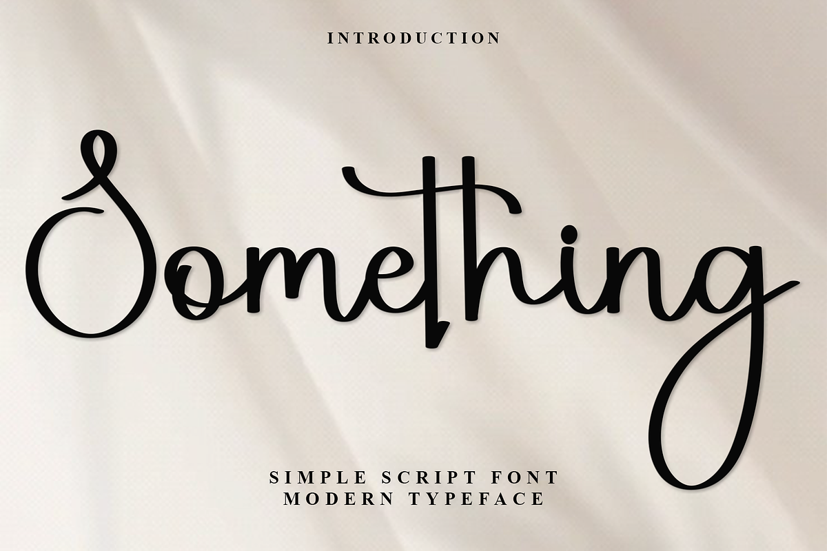 Something, a Handwritten Font by InermediaSTUDIO (Photo 1 of 8)