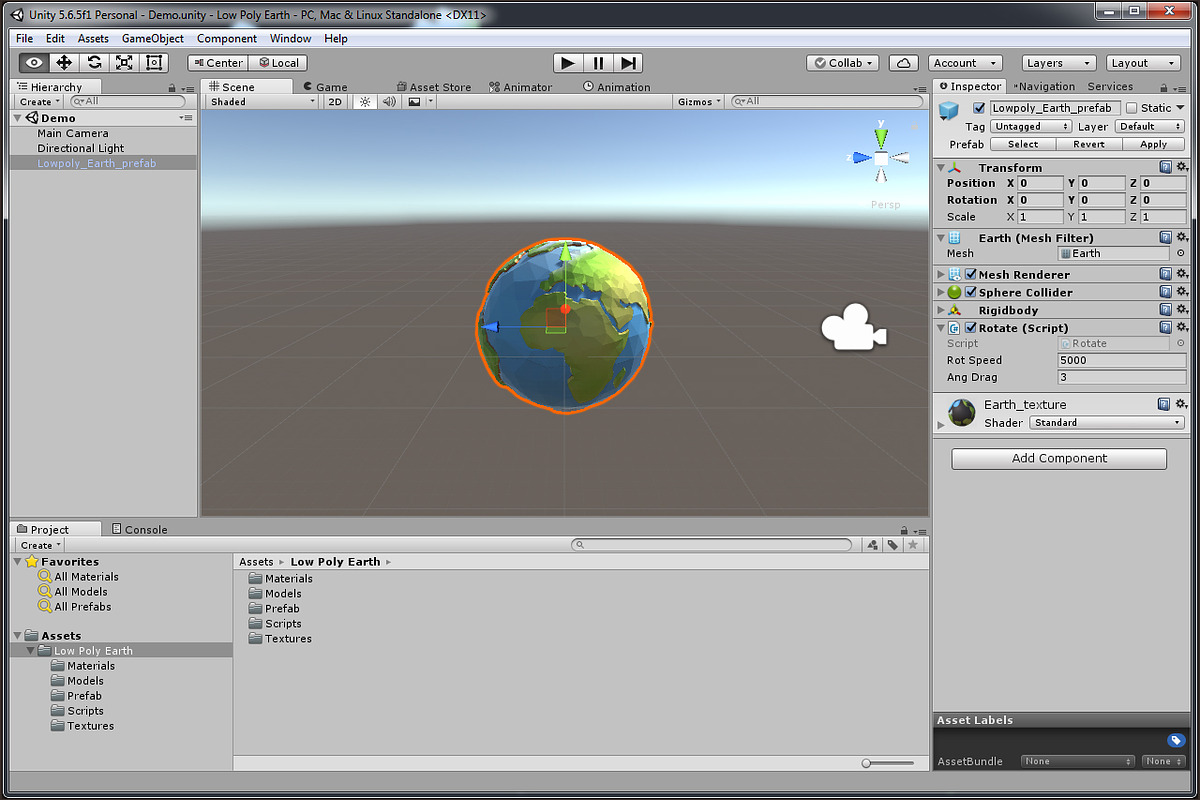 Low Poly Earth, an Environmental 3D Model by CreativeeArt (Photo 12 of 12)
