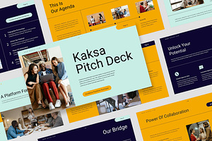 Kaksa : Business Pitch Google Slides, a Presentation Template by Punkl Camp