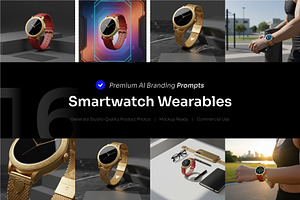 Smartwatch & Wearables AI Prompt, a Technology Photo by cidcud_graphic