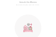 Santa Workshop Clipart, a Decorative Illustration by Pati Paints (Thumbnail 7 of 10)