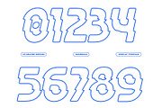 CS Delfine Rippled, a Sans Serif Font by Craft Supply Co. (Thumbnail 5 of 8)