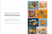 Linen Pillow 15x Mock-ups Set, a Household Mockup by Mocca Mockups Store (Thumbnail 29 of 32)
