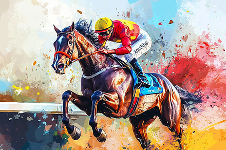 Majestic Horse Colorful Masterpiece