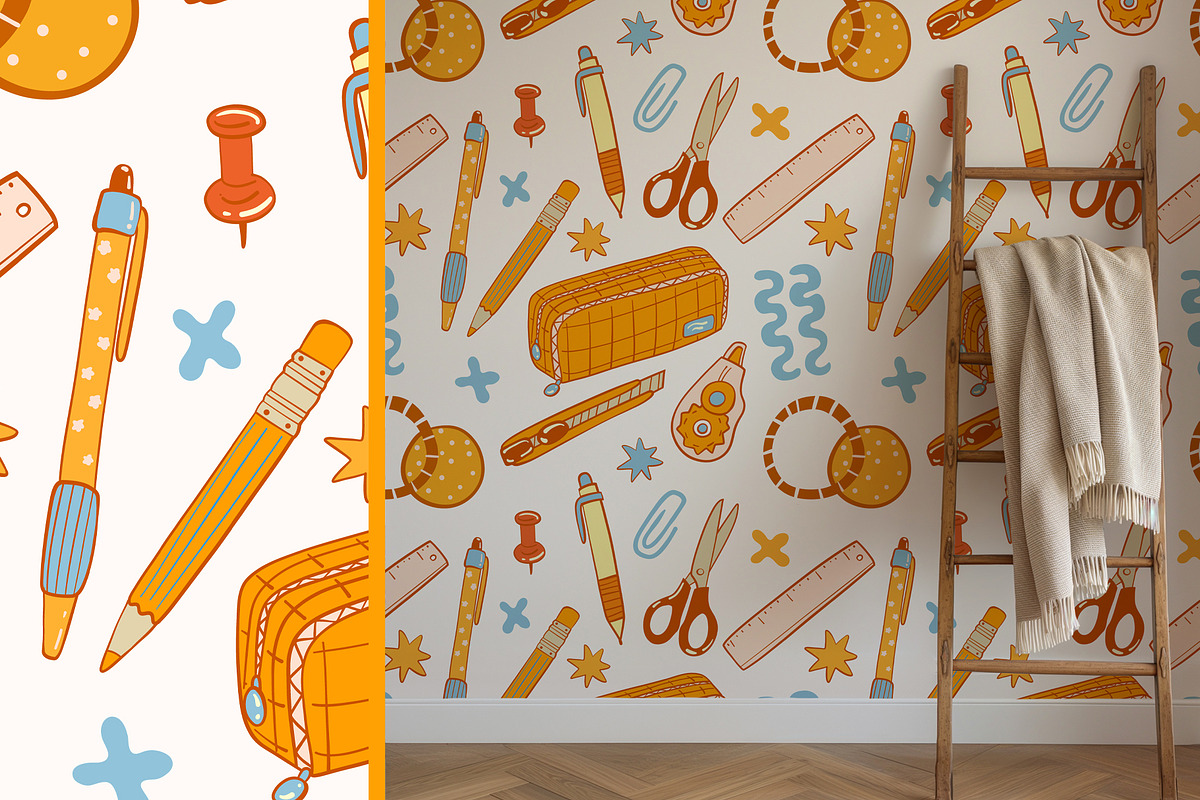 Back to School clipart patterns, an Education Illustration by Carpet Tapete Pretzel (Photo 10 of 18)