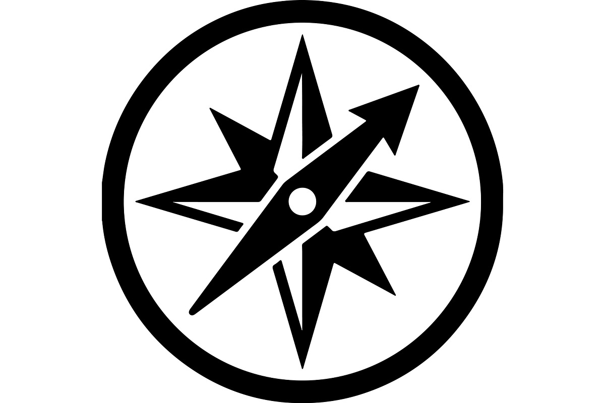 Compass & Navigation Vector Icons, a Technology Illustration by abu67222 (Photo 7 of 13)