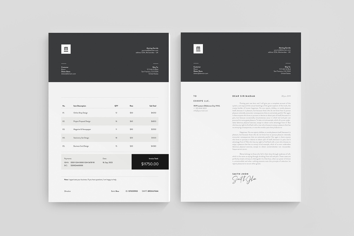 Corporate Identity - Creative, a Stationery Template by UX-group (Photo 4 of 5)