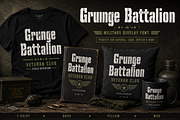 Grunge Battalion, a Serif Font by Wow Magic (Thumbnail 6 of 6)
