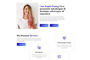 Angela - Portfolio Elementor Kit, a WordPress Template by Techeshta Solutions (Thumbnail 2 of 4)