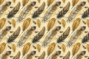 Seamless Patterns Ethereal Feathers, a Pattern Graphic by Designs by Helen Trupak (Thumbnail 5 of 8)