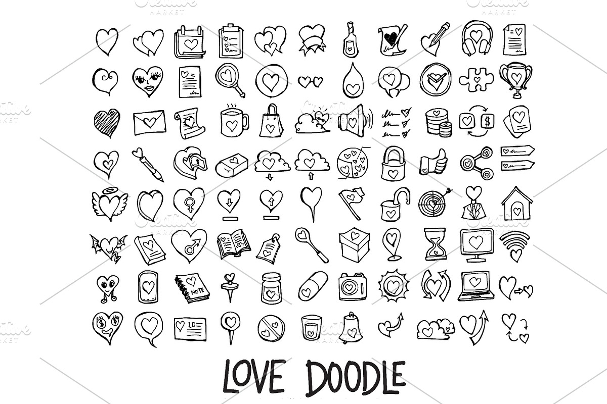 15151 in 1 Doodle Giant bundle, an Object Illustration by TKDoodle (Photo 60 of 144)