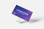 Computer Screen Mockup, a Product Mockup by bimockup (Thumbnail 5 of 6)