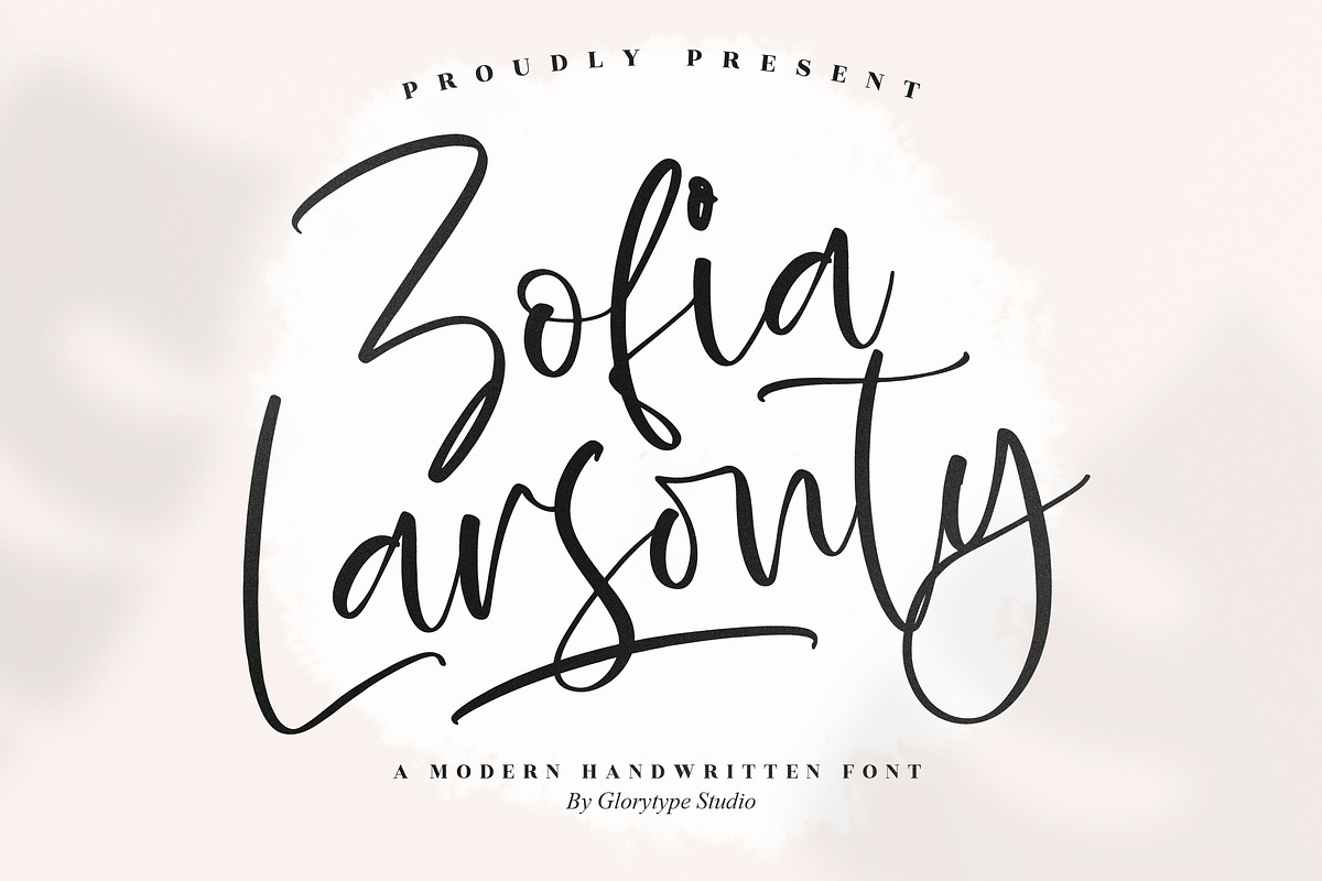 Zofia Larsonty Modern Handwritten, a Script Font by Letterena Studios Script (Photo 1 of 15)