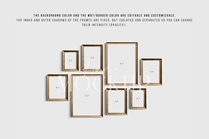 Gallery Wall Mockup Set Of 8 13