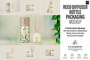 Reed Diffuser Bottle Package Mockup, a Packaging Mockup by Illusiongraphic (Thumbnail 1 of 20)