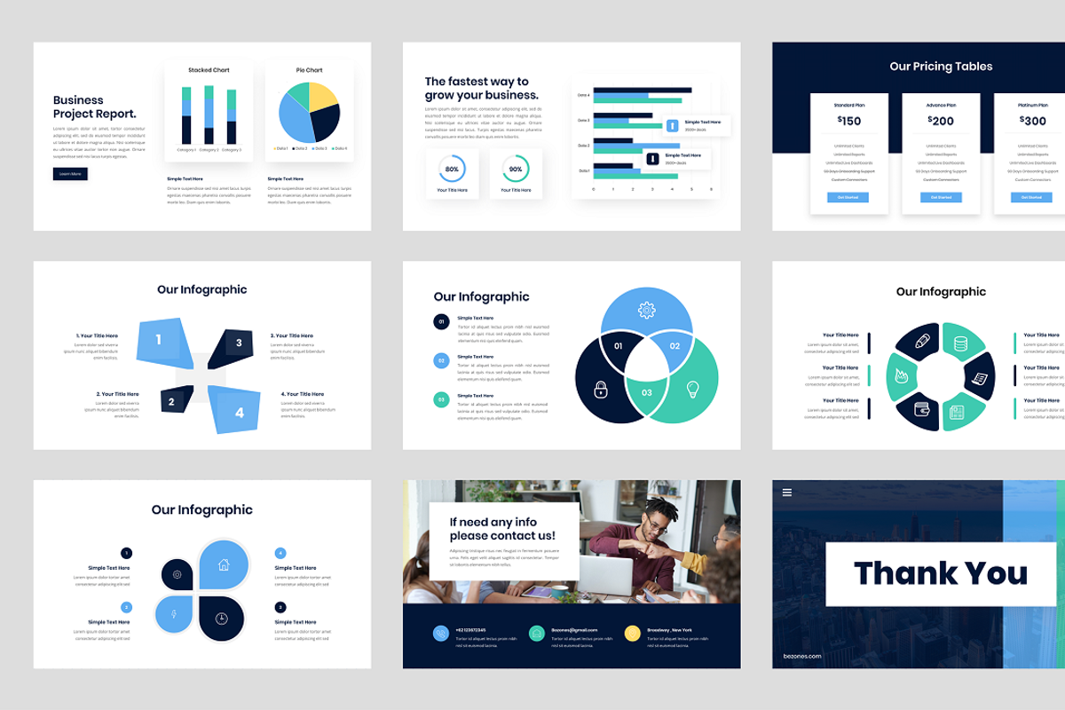 Company Business PowerPoint, a Presentation Template by Biwarastudio (Photo 5 of 5)