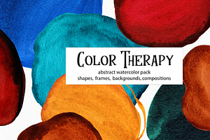 Color Therapy Abstract Watercolor