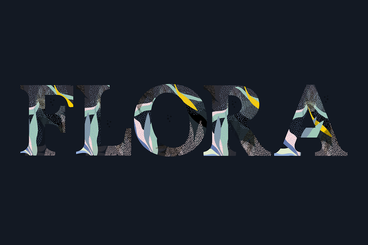 Flora Font preview 2