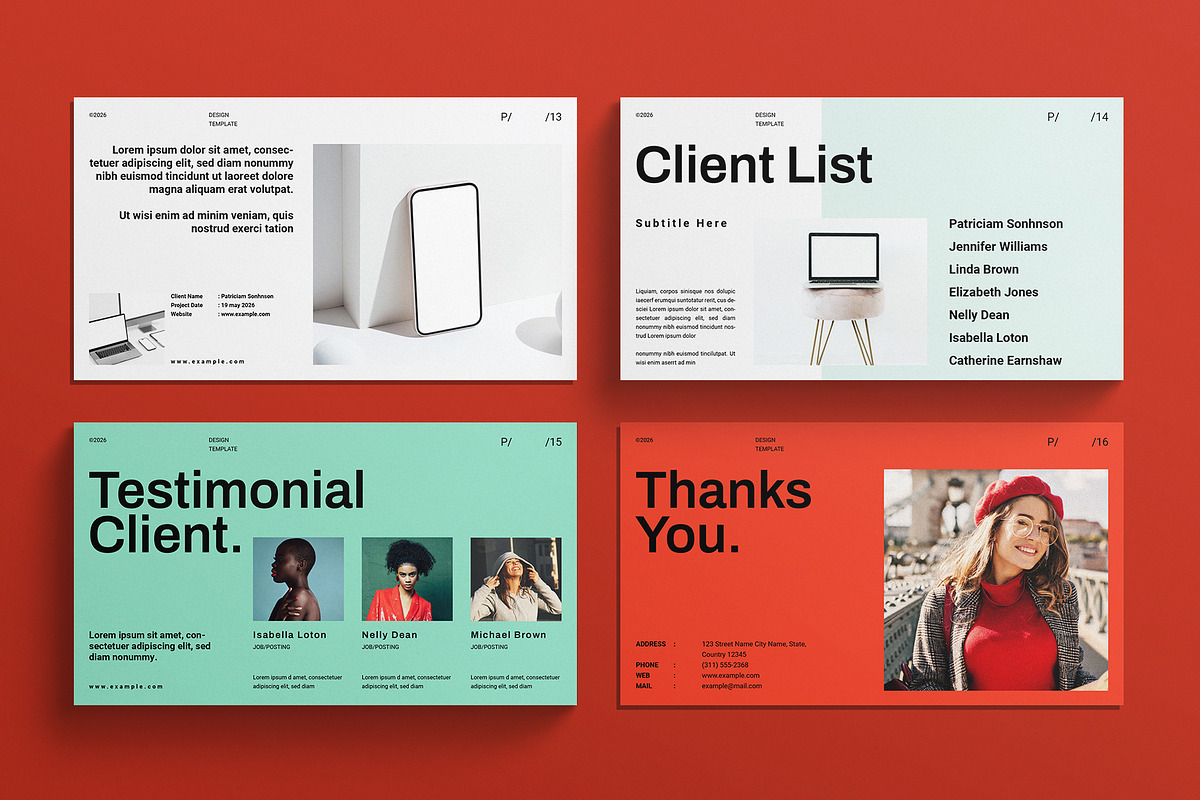 Design Portfolio Presentation, a Presentation Template by E-Type (Photo 5 of 5)