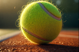 Tennis ball stock image