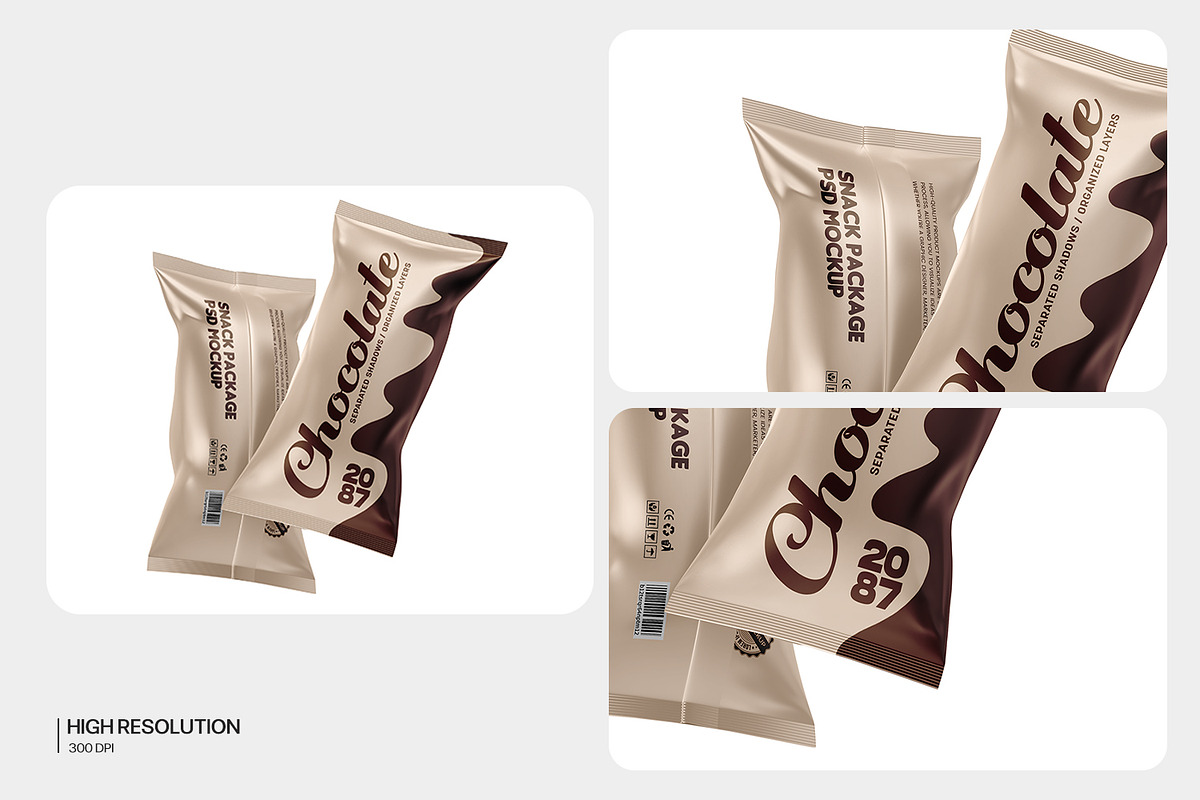 Snack Packaging Mockups, a Packaging Mockup by RamStudio2 (Photo 8 of 12)