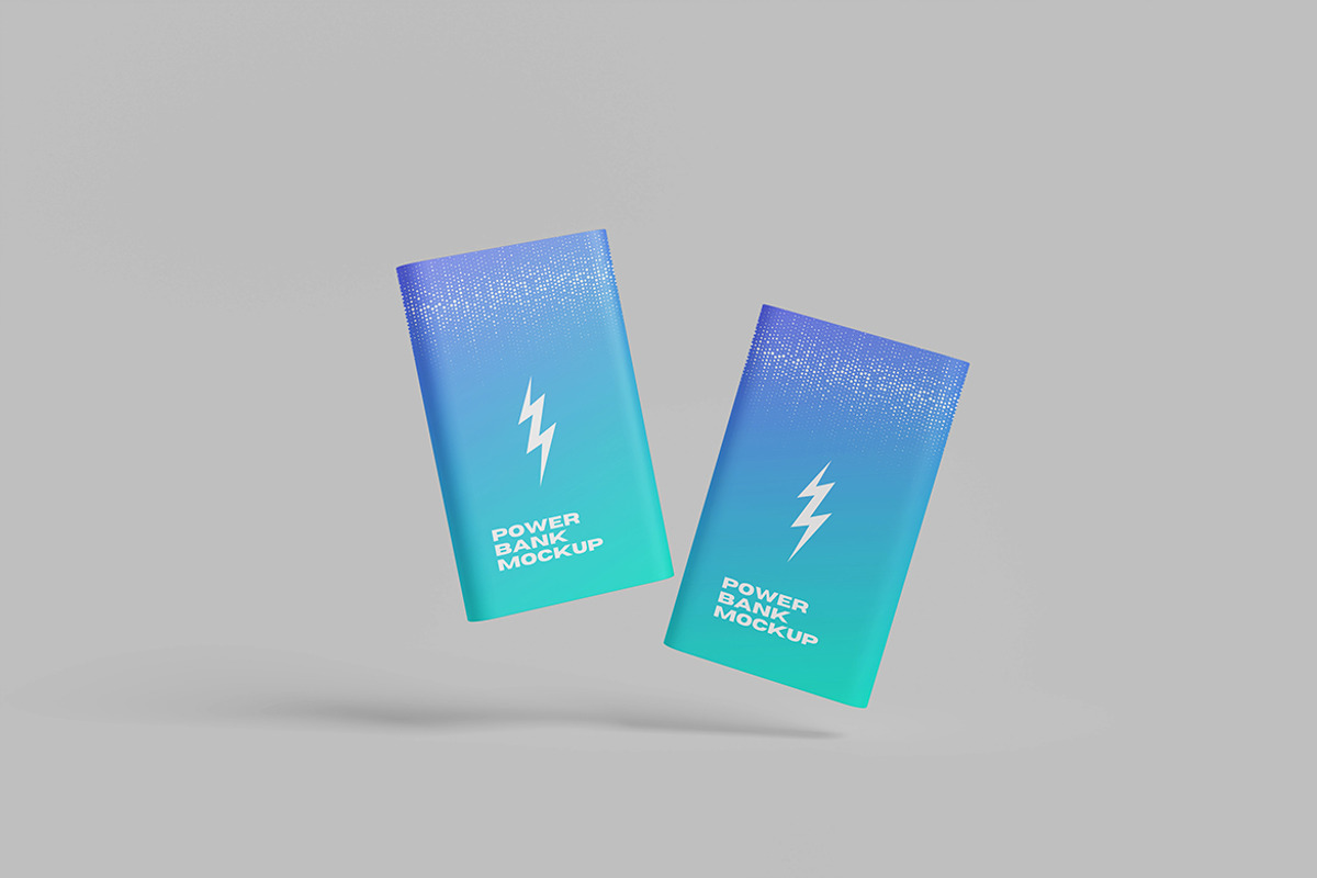 Power Bank Mockup, a Product Mockup by MrLetters (Photo 2 of 5)
