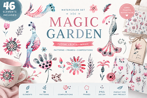 Wildflower Birds Collection PNG, an Animal Illustration by ZinchArt