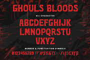 Ghouls Bloods - Dripping Font, a Script Font by AQR Studio (Thumbnail 5 of 16)